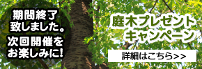 庭木プレゼントキャンペーン
