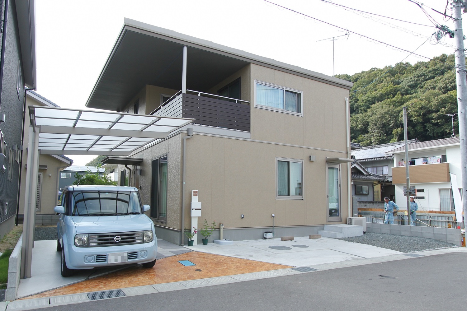 直線で構成されたシンプルデザイン