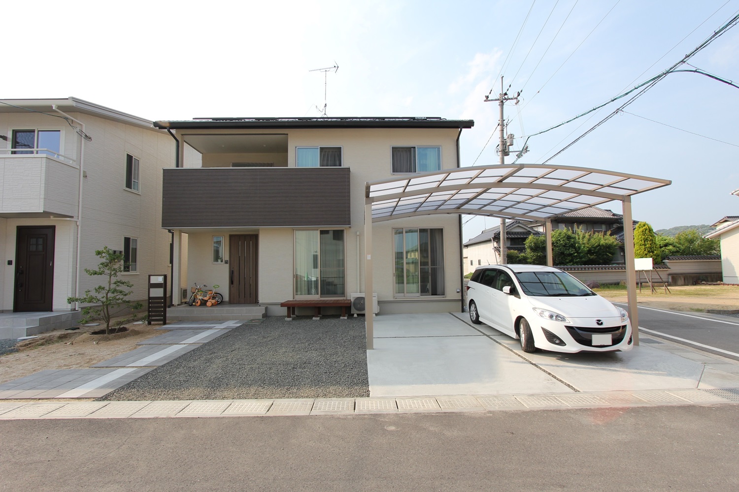 想いのつまったオープン外構