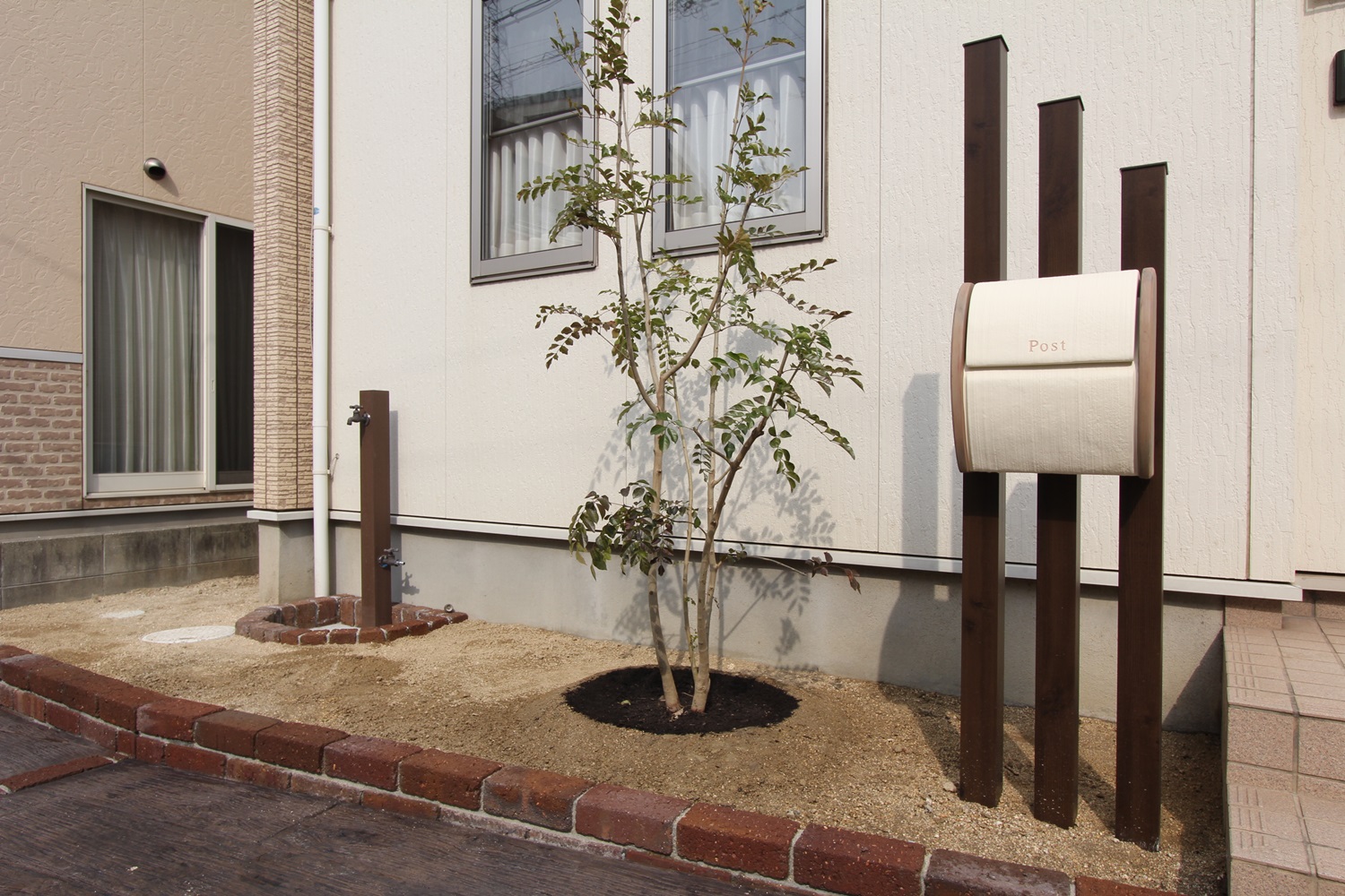 花壇ができ、休日が楽しみになったエクステリア